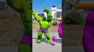 RANDOM SPIDERMAN VS PINKHULK BATTLE gta5 hulk [upl. by Aihtak301]