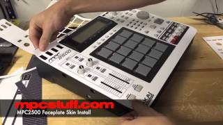 MPCstuffcom Faceplate Skin  Akai MPC  MPD  MPK  MASCHINE  Install [upl. by Cho]