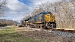 CSX I116 with CSX 1973 Chessie System as a DPU [upl. by Ettesel]