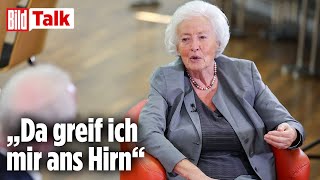 SPDLegende Renate Schmidt über die Ampel Scholz Habeck Lindner Baerbock  BILDTalk [upl. by Bernj867]