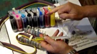 Lyson 29  Lyson CIS for Epson R2880 Installation Procedure  Pt 2 [upl. by Adle]