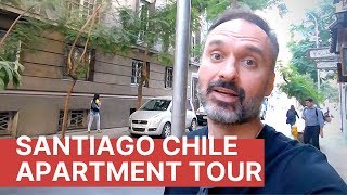 Remote Year Apartment Tour Santiago Chile [upl. by Ardnasella]