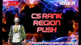 free fire live CS rank push livestream livegame [upl. by Popele]