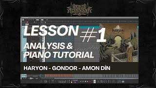 Lesson  Haryon  Gondor  Amon Dîn  Analysis  Beginner Piano Tutorial  Easy Piano [upl. by Sitoiyanap]