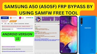 SAMSUNG A50 A505F FRP GOOGLE ACCOUNT REMOVE BY SAMFW FRP FREE TOOL  AG TECHWAY [upl. by Fransisco]