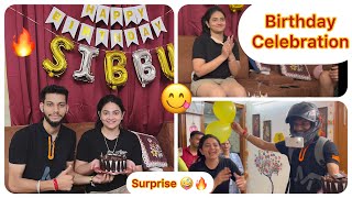 Birthday Celebration Sibbu Giri 🎂🔥  surprise 🔥😍  Aman Rana  SibbuGiri [upl. by Nyl]