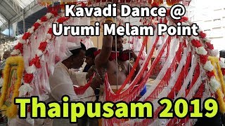 Thaipusam 2019 Singapore  Kavadi Dance  Om Sri Aarupdaiyappan urumi melam [upl. by Udall]