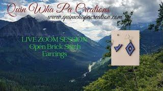 Open Brick Stitch Earrings [upl. by Nuawaj343]