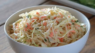 How to Make Coleslaw  Homemade Coleslaw Recipe [upl. by Mehala159]