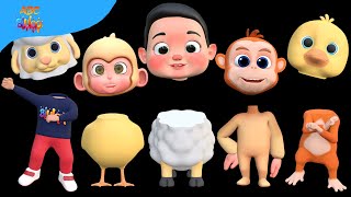 Whose face is it  Learn Color Johny Johny Yes Papa  BluLoo Nursery Rhymes amp Kids Songs [upl. by Kado583]