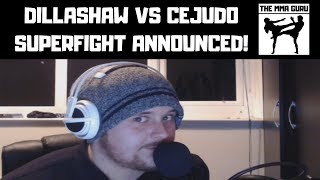 TJ DILLASHAW VS HENRY CEJUDO FIGHT ANNOUNCED REACTION [upl. by Aneleve841]