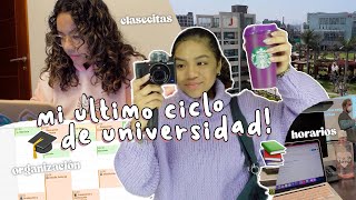 MI ÚLTIMA PRIMERA SEMANA DE LA UNIVERSIDAD clases organización tips rutina  Johanna De La Cruz [upl. by Marge269]