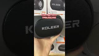 Loa Bluetooth hãng KOLEER S918  loa karaoke miniloabluetooth loakaraoke youtubeshorts [upl. by Lledualc]