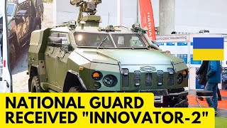 The National Guard received new Ukrainian armored vehicles quotNovator2quot [upl. by Anilyx]