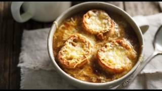 la recette Salade russe Soupe à loignon Emincé de dinde au kiri [upl. by Kina209]