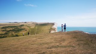 Hiking Birling Gap to Holywell near Eastbourne [upl. by Munster674]