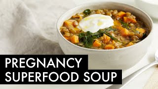 Pregnancy Superfood Lentil Soup  OnePot Meal For Prenatal Health [upl. by Yntrok]