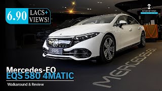 Walkaround and Detailed Review of the EQS 580 4MATIC  EQS MBSilverArrows [upl. by Alfreda]