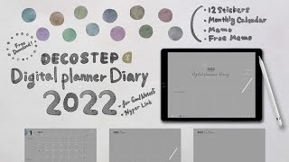 iPadで使えるデジタルプランナー・ダイアリー2022Goodnotes5010 [upl. by Polivy]