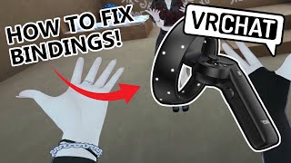 How to FIX WMR Bindings in VRChat [upl. by Ode]