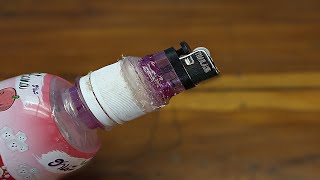 How to make a lighter alcohol using plastic bottle [upl. by Anagrom]