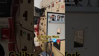 Calibration work in LT Panel electrician electric electricalyoutubeshorts trending shorts ac [upl. by Reagen35]