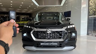 2024 Suzuki Grand Vitara Zeta AT  ₹1541 Lakhs  Black Beast 🖤 [upl. by Oiluig]