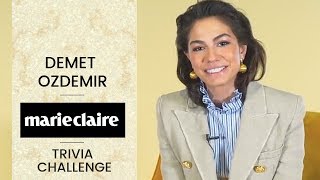 Demet Ozdemir ❖ Trivia Challenge ❖ Marie Claire ❖ English ❖ 2019 [upl. by Web968]