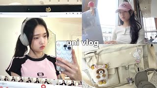 uni life vlog🧸 simple days at home life updates cute outfits shopping amp more [upl. by Adnawaj]