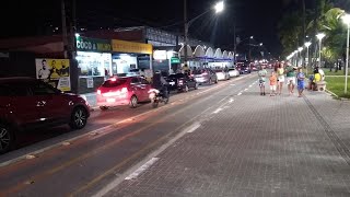 O que fazer no Guarujá à noite Praia da Enseada [upl. by Rydder]