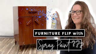 A furniture flip using spray paint [upl. by Valery]