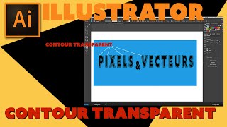 Illustrator  Astuces  Contour transparent [upl. by Welsh]