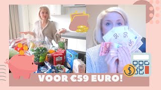 VOOR €850 eten per DAG als GEZIN 😱💶 BUDGET CHALLENGE Boodschappen Shoplog  Kellycaresse [upl. by Adnorahs890]