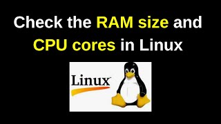 How to find the RAM size and number of CPU cores in Linux  Number of CPU and RAM size in Linux [upl. by Barboza797]