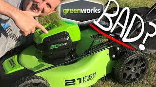 Greenworks Pro 80Volt vs 60Volt Dual Blade Mower  A Raw Power Comparison [upl. by Annoik]