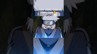 Kakashi using chidori first time 😈😈😈 [upl. by Krusche]