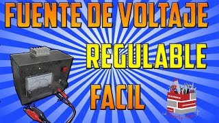 Fuente regulable Básica con LM317T  Electronica [upl. by Asim]