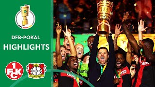 Leverkusen are DFBPokal Winners  1 FC Kaiserslautern vs Bayer 04 Leverkusen 01 DFBPokal Final [upl. by Lourie]