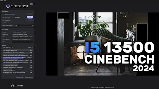 I5 13500 in Cinebench 2024  Multi Core Performance test [upl. by Ezirtaeb191]