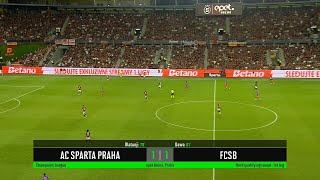 Sparta Praga  FCSB 11  Highlights  UCL Qualifiers [upl. by Iteerp]