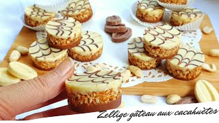 Zellige Gâteau aux cacahuètes sans cuisson [upl. by Almap102]