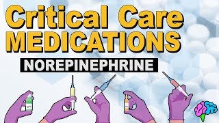 Norepinephrine Levophed  Critical Care Medications [upl. by Leirvag]