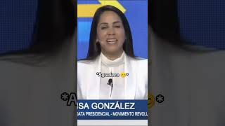 Gisella Bayona se enoja con Luisa González 🇪🇨 [upl. by Attenev]