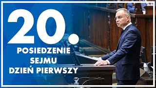 20 posiedzenie Sejmu  dzień pierwszy 16 października 2024 r [upl. by Arie]