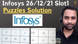 Infosys puzzle Asked on 26122021  Infosys Puzzles Solution  Infosys slot1 Puzzles [upl. by Gardiner]