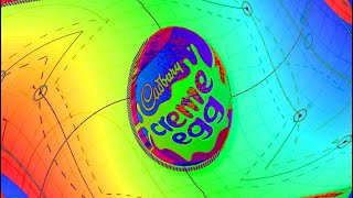 Cadburys Creme Egg Funny Design Goo Logo Ident Effec [upl. by Cornwell]