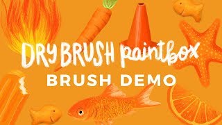 Dry Brush Paintbox  Bardot Brush  Awesome Brushes for Procreate [upl. by Eba184]