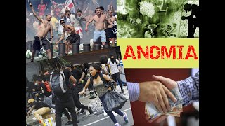 ANOMIAEL CÁNCER DE LA SOCIEDAD sociología [upl. by Blatman]