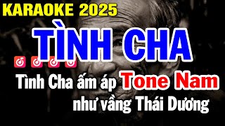 Karaoke Tình Cha  Ngọc Sơn Tone Nam Dể Hát Nhạc Sống  Karaoke Huỳnh Lê [upl. by Leehar]