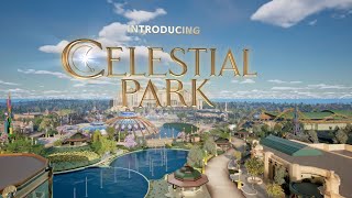 Universal Epic Universe  Celestial Park Animated FlyThrough [upl. by Lianna]